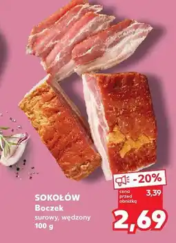 Kaufland Boczek surowy, wędzony oferta