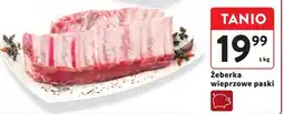 Intermarche Żeberka wieprzowe paski oferta