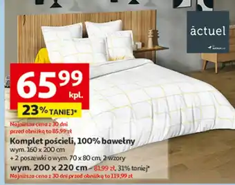 Auchan Komplet pościeli Actuel oferta