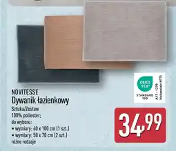 ALDI Dywanik łazienkowy Novitesse oferta