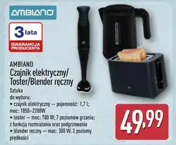 ALDI Czajnik elektryczny Ambiano oferta