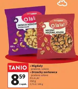 Intermarche Orzechy nerkowca prażone solone O la la! oferta