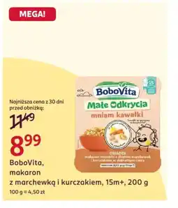 Rossmann BoboVita makaron z marchewką i kurczakiem oferta