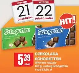 Chorten Czekolada Schogetten wybrane rodzaje oferta