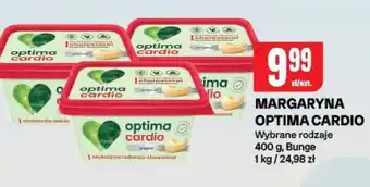 Margaryna Optima Cardio wybrane rodzaje