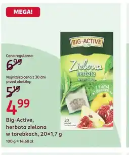 Rossmann Big-Active herbata zielona oferta