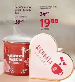 Rossmann Becky's zestaw kubek i herbata oferta