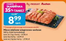 Auchan Mięso mielone wieprzowo-wołowe Dział Samoobsługi oferta