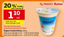 Auchan Jogurt naturalny Auchan oferta
