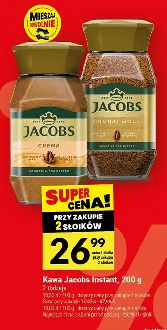 Kawa Jacobs Instant Crema, Cronat Gold