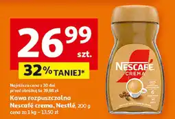 Auchan Kawa rozpuszczalna Nescafé crema, Nestlé oferta