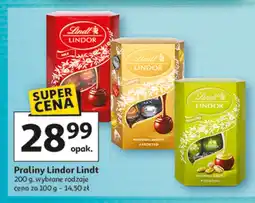 Auchan Praliny Lindor Lindt 200 g, wybrane rodzaje oferta