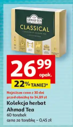Auchan Herbata Kolekcja herbat Ahmad Tea oferta