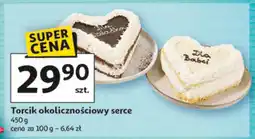 Auchan Torcik okolicznościowy serce oferta