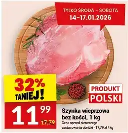 Twój Market Szynka wieprzowa bez kości oferta