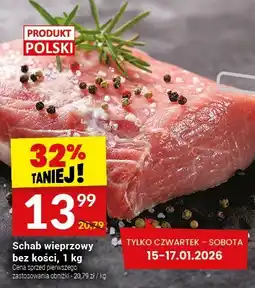 Twój Market Schab wieprzowy bez kości oferta