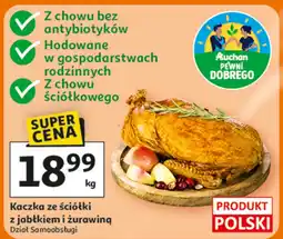 Auchan Kaczka ze ściółki z jabłkiem i żurawiną Dział Samoobsługi oferta