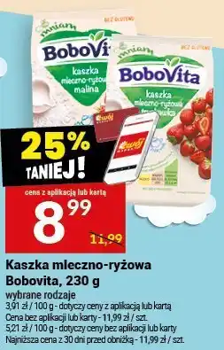 Twój Market Kaszka mleczno-ryżowa BoboVita oferta