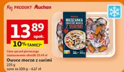 Auchan Owoce morza z surimi oferta