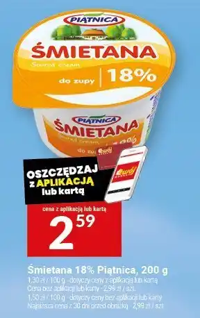 Twój Market Śmietana 18% Piątnica oferta