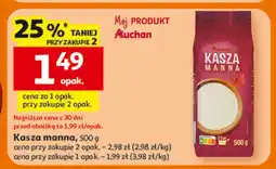 Auchan Kasza manna Auchan oferta