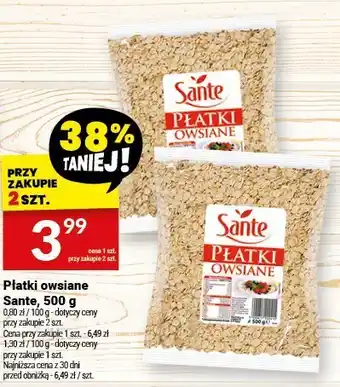 Twój Market Płatki owsiane Sante oferta