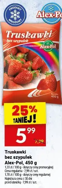 Twój Market Truskawki bez szypułek Alex-Pol oferta