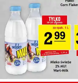 Gram Market Wart-Milk Mleko świeże 2% MU! oferta