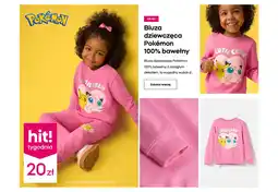Pepco Bluza dziewczęca Pokémon 100% bawełny oferta
