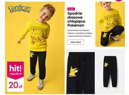 Pepco Spodnie dresowe chłopięce Pokémon oferta