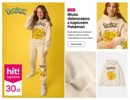 Pepco Bluza dziewczęca z kapturem Pokémon oferta