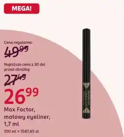Rossmann Max Factor, matowy eyeliner, oferta