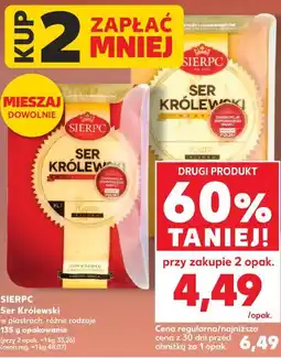 Kaufland Sierpc Ser Królewski w plastrach oferta