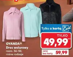 Kaufland OYANDA Dres welurowy oferta