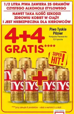 Polomarket Piwo Tyskie Pilzner 0,5L puszka oferta