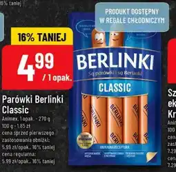 Polomarket Parówki Berlinki Classic Animex oferta