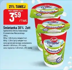 Polomarket Śmietanka 30% Zott oferta