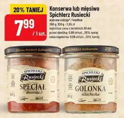 Polomarket Konserwa lub mięsiwo Spichlerz Rusiecki (Specjał dworski, Golonka szlachecka) oferta
