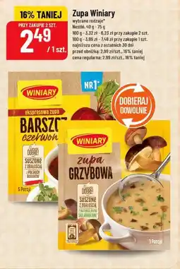 Polomarket Zupa Winiary (wybrane rodzaje) oferta