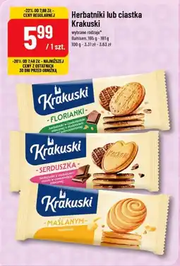 Polomarket Herbatniki lub ciastka Krakuski oferta