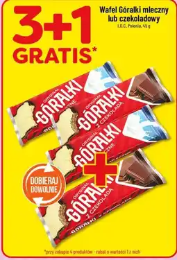 Polomarket Wafel Góralki mleczny lub czekoladowy oferta