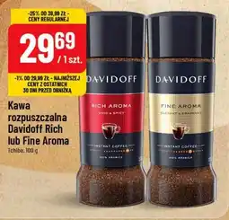 Polomarket Kawa rozpuszczalna Davidoff Rich lub Fine Aroma oferta