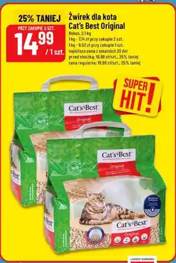 Polomarket Żwirek dla kota Cat’s Best Original oferta