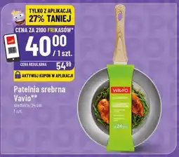 Polomarket Patelnia srebrna Vavio, średnica 24cm oferta