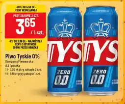 Polomarket Piwo Tyskie 0% oferta