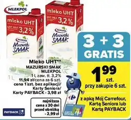 Carrefour Mleko UHT oferta