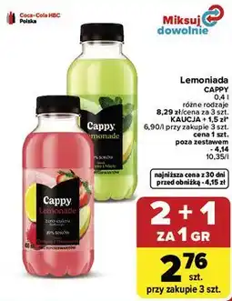 Carrefour Lemoniada Cappy oferta