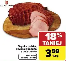 Carrefour Szynka polska, szynka z komina oferta