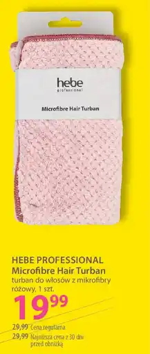 Hebe Hebe professional microfibre hair turban turban do włosów z mikrofibry różowy oferta