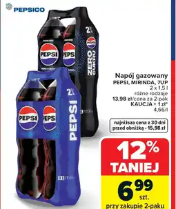 Carrefour Pepsi napój gazowany oferta